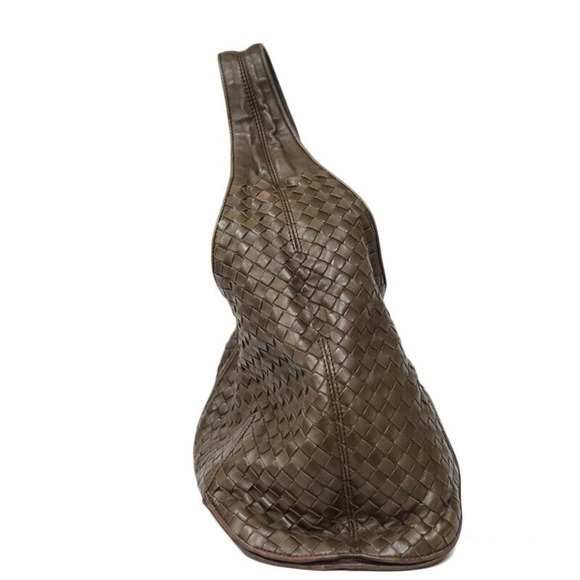 Bottega Veneta One Shoulder Bag Brown Leather Intrecciato - Picture 4 of 9